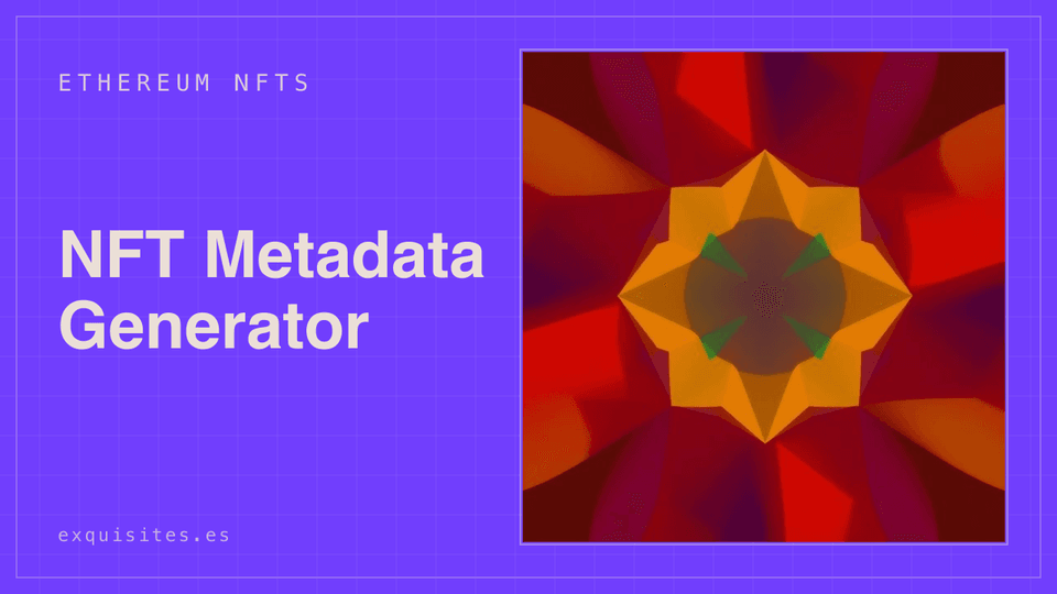 NFT Metadata Generator